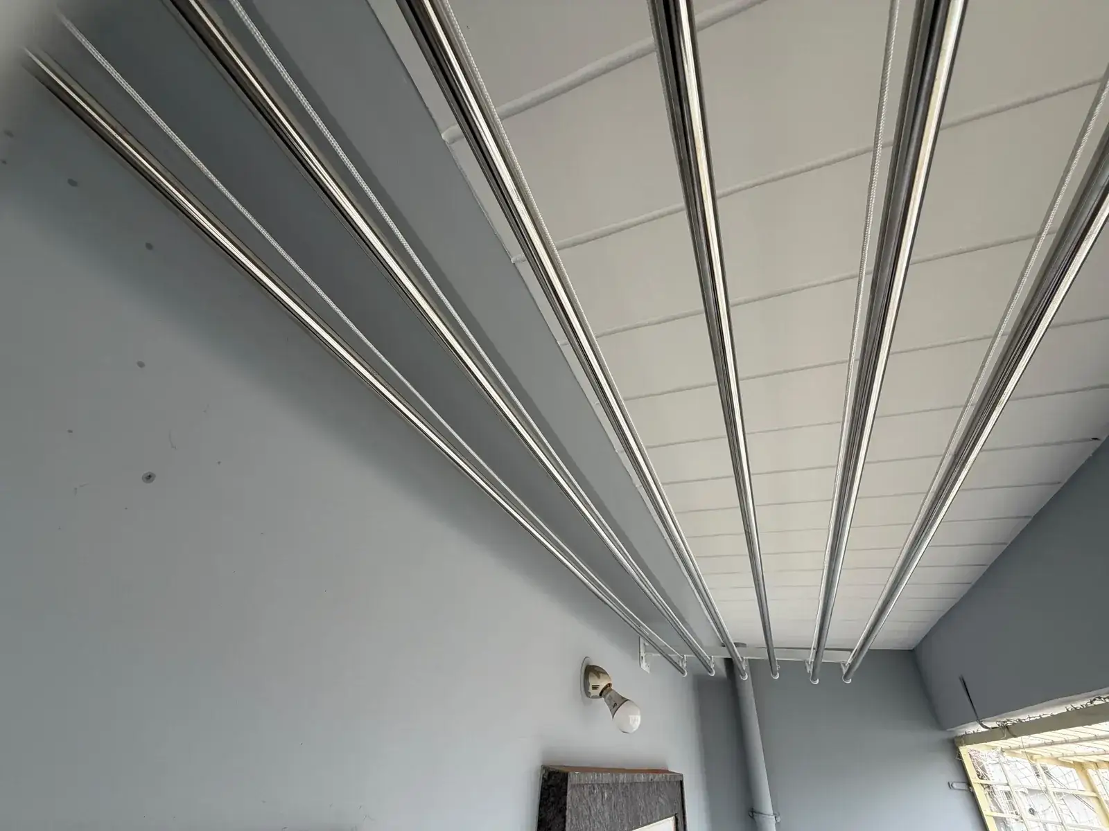 Cloth Hangers installed by Dhanush Safety Nets
