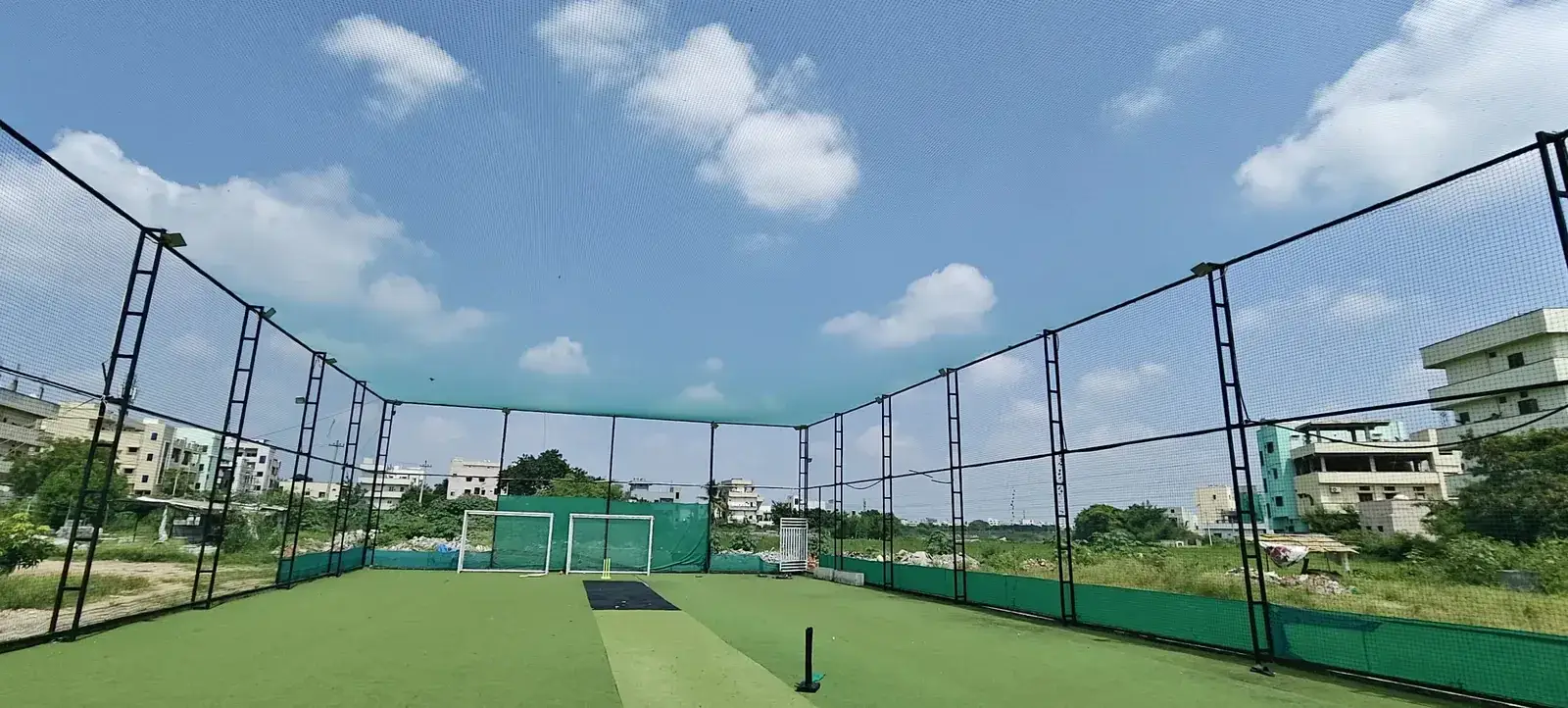 Terrace Cricket Nets installed by Dhanush Safety Nets
