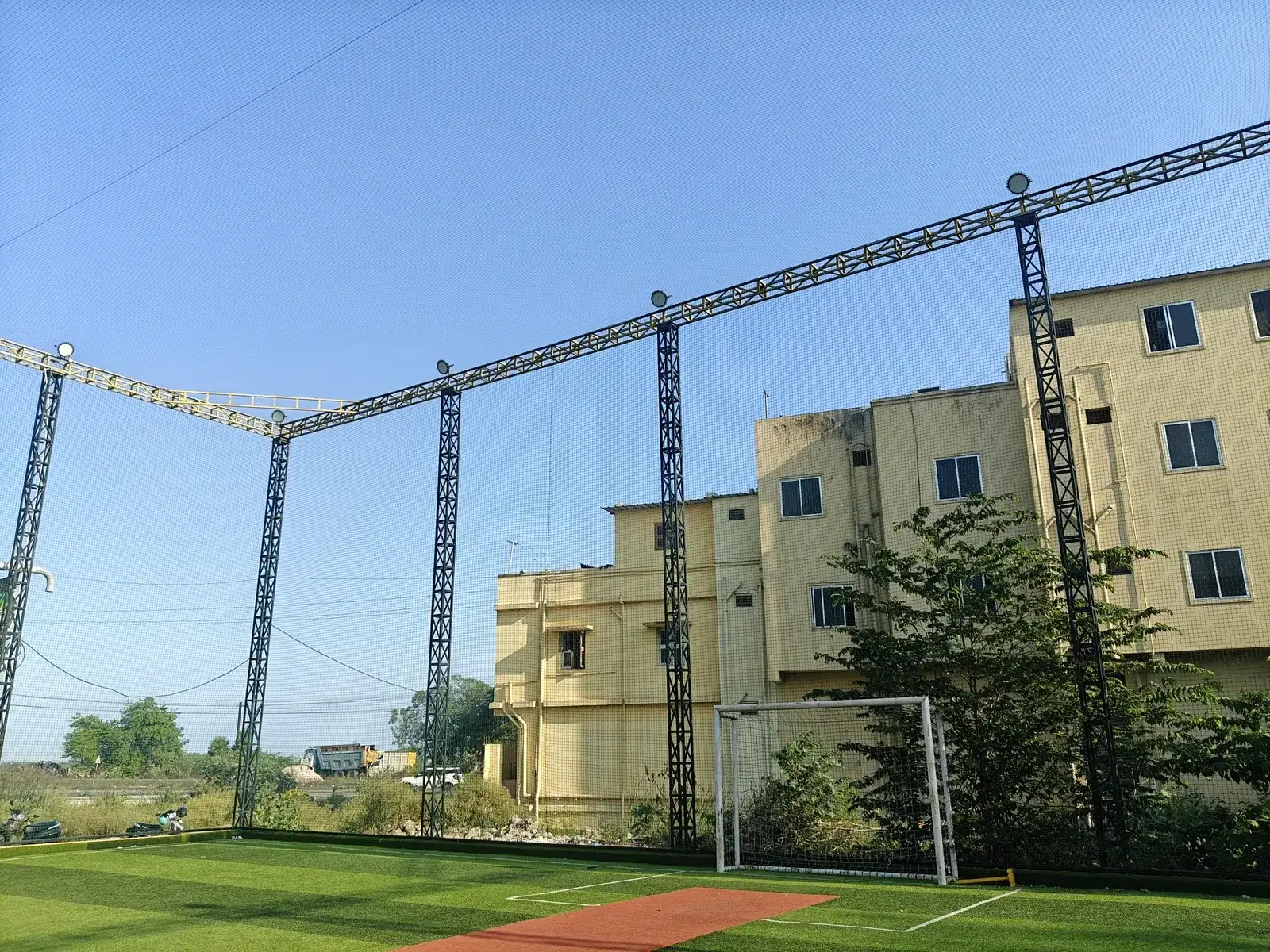 Ground and Turf Boundary Nets installed by Dhanush Safety Nets