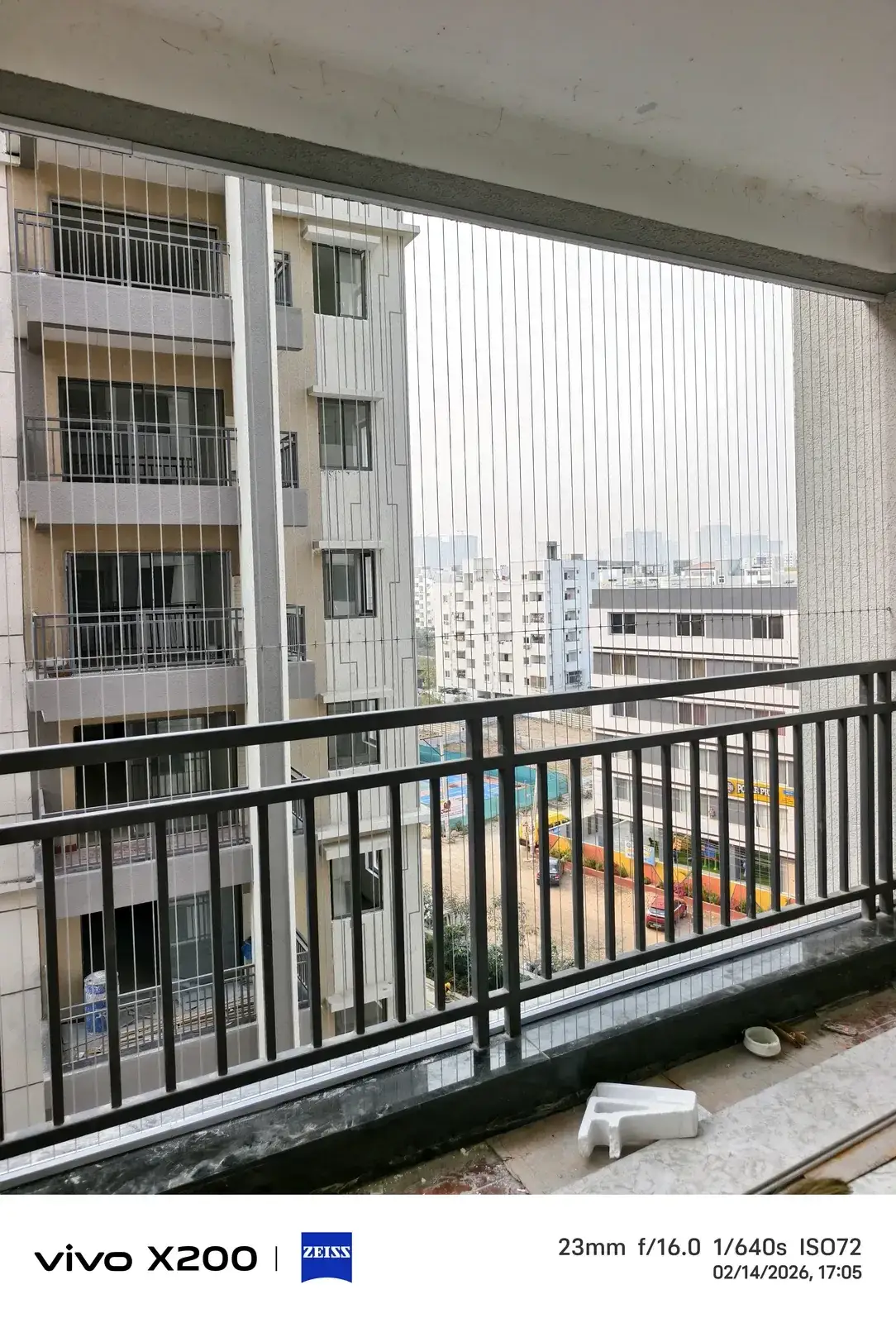 Vertical Invisible Grills installed by Dhanush Safety Nets