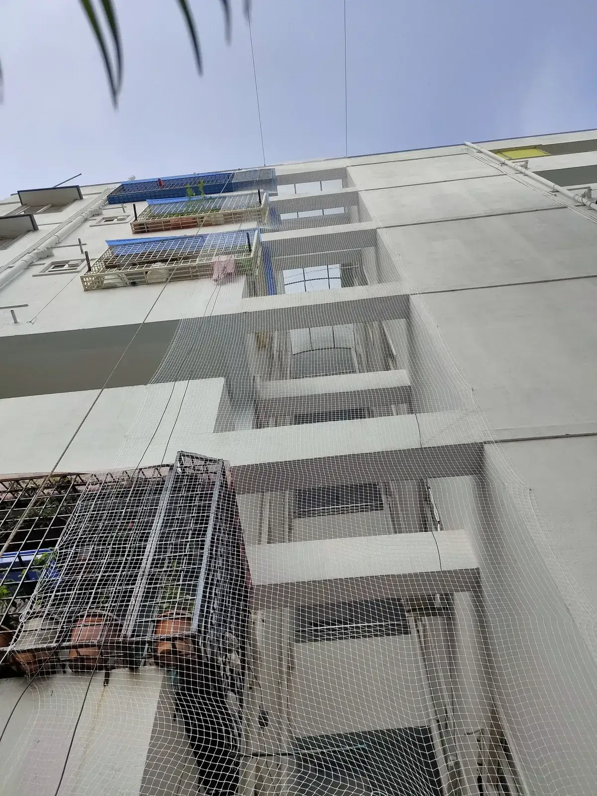 Duct Area Pigeon Nets installed by Dhanush Safety Nets