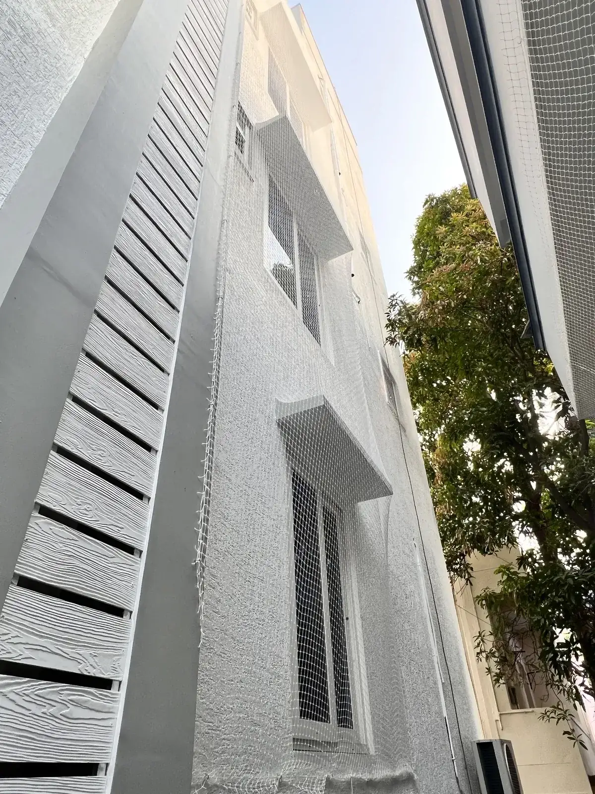 Building Safety Nets installed by Dhanush Safety Nets